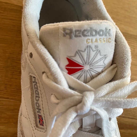 Reebok Classic Club C 85 White Leather Tennis Sneakers Mens Size 7 - Picture 10 of 10